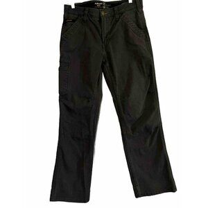 Ariat Rebar Mens Relaxed Boot M4 Gray Denim 30x30 Stretchy Waistband
